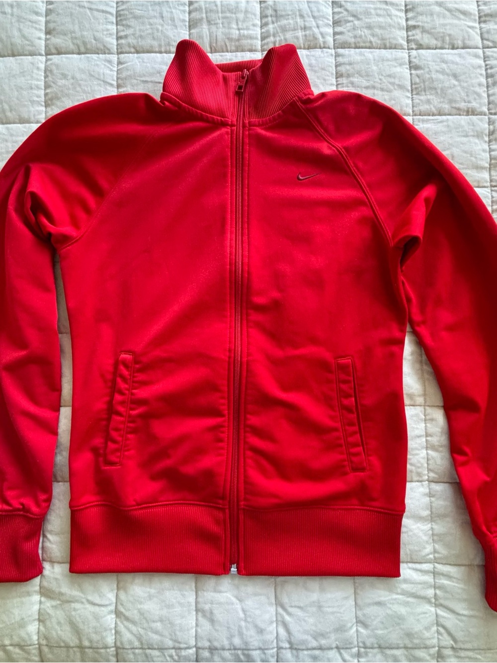 Nike Red Full Zip Track Jacket